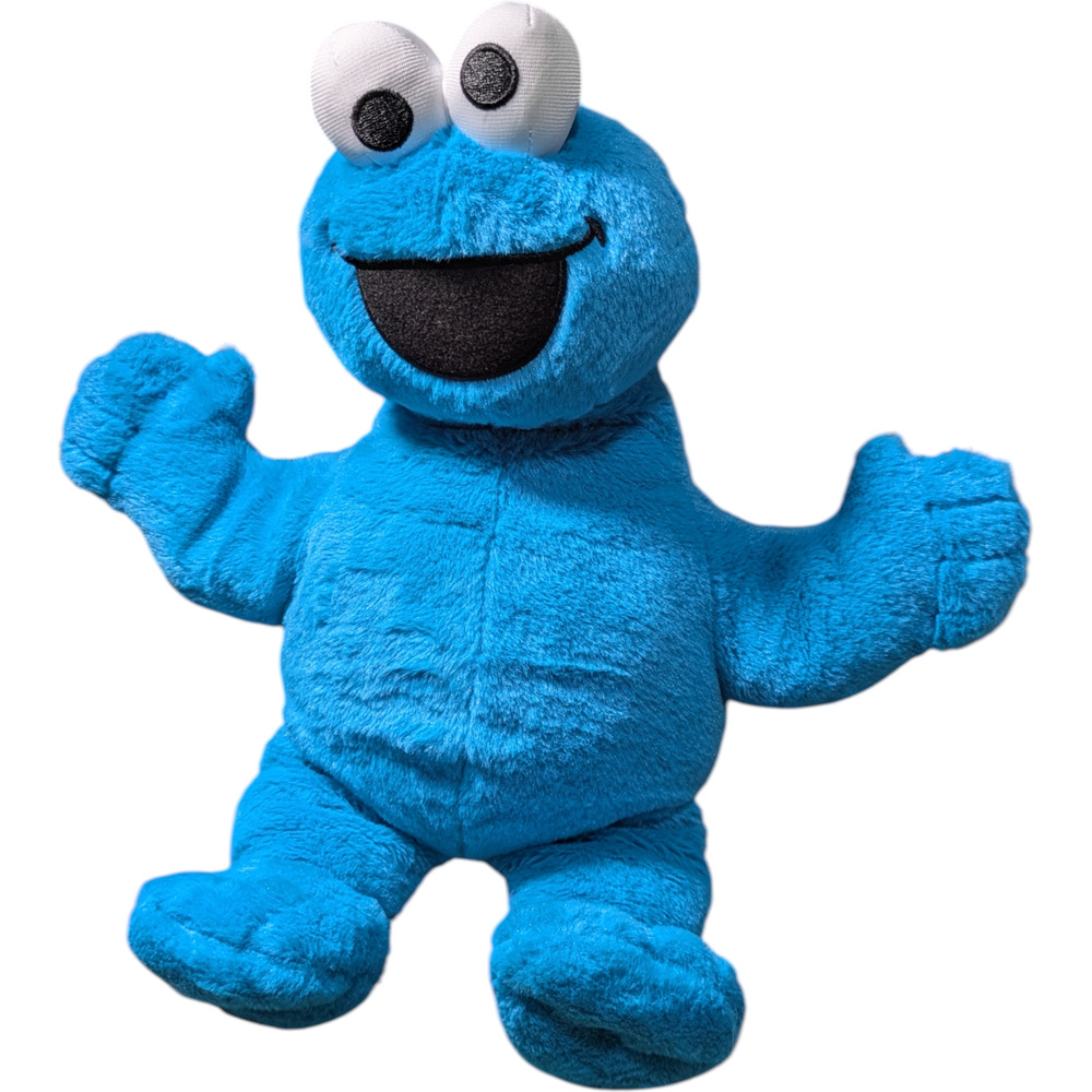 Cookie Monster Plushie Stuffed Animal About 15 inch Great Condition